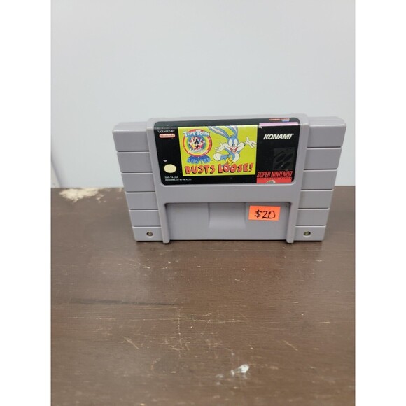 Tiny Toon Adventures Buster Busts Loose! SNES Game - Picture 1 of 3